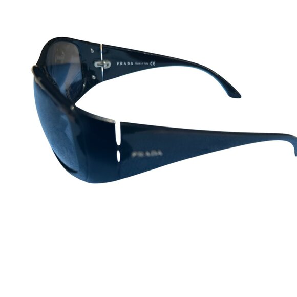 Prada SPR 07G Black Oversized Sunglasses Frames - Picture 9 of 9